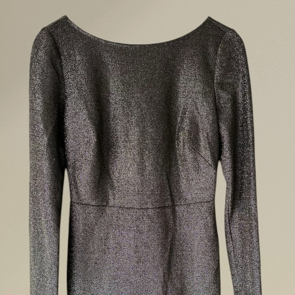 Diane Von Furstenberg Metallic Mini Dress NWT - Picture 7 of 16